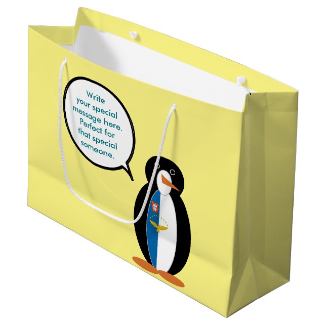 Azorisk talande Ms Penguin Personlig  (Framsidan Vinklad)