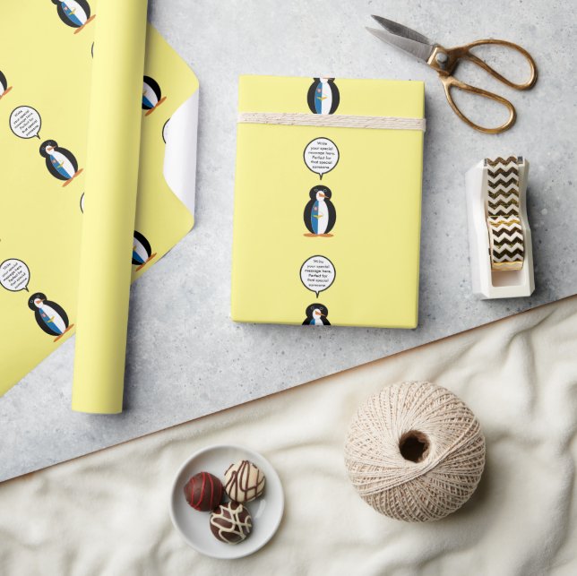 Azoriskt pratande Ms Penguin Personlig  Presentpapper (Hantverk)