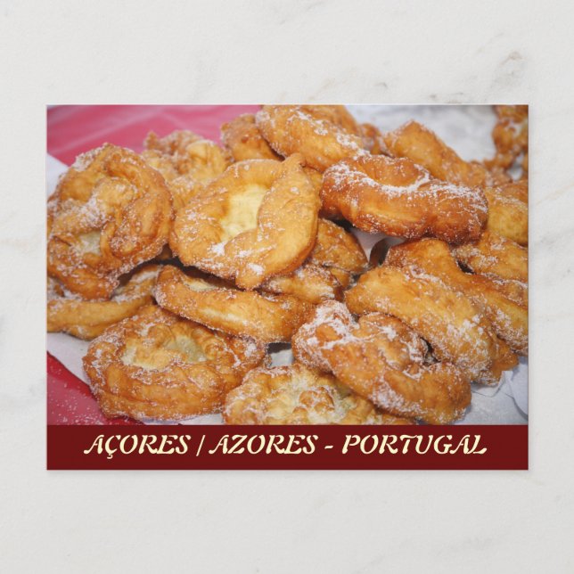 Azorsk malassadas vykort (Framsida)