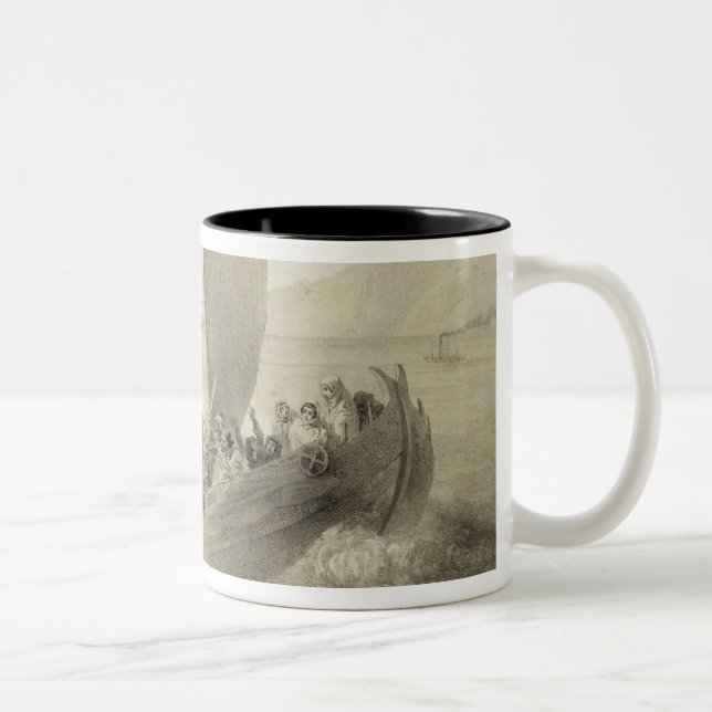 Azov Cossacks som stiger ombord en Två-Tonad Mugg (Höger)