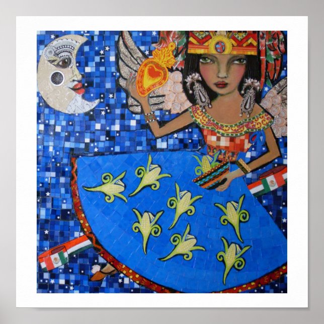 aztec-ängel poster (Framsidan)