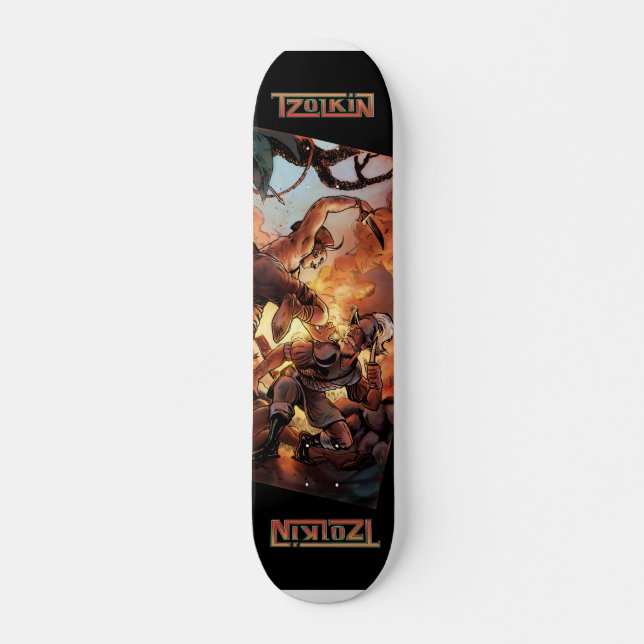 Aztec attack Skate2 Mini Skateboard Bräda 18,7 Cm (Framsida)