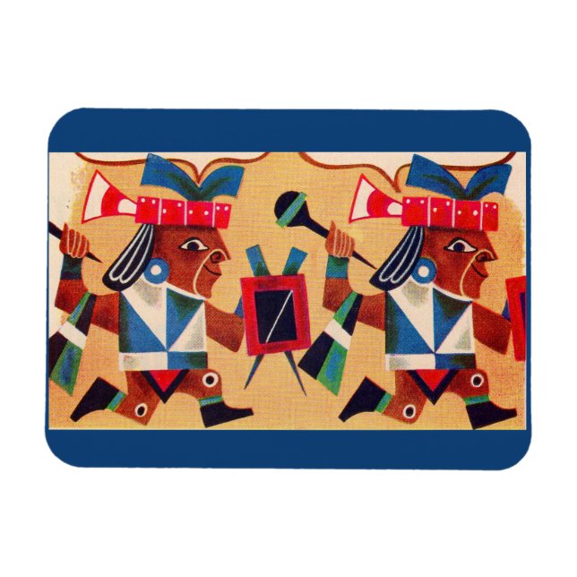 Aztec Aztecs Magnet (Horisontell)