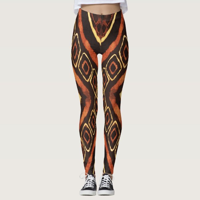 Aztec Batik Leggings (Framsida)