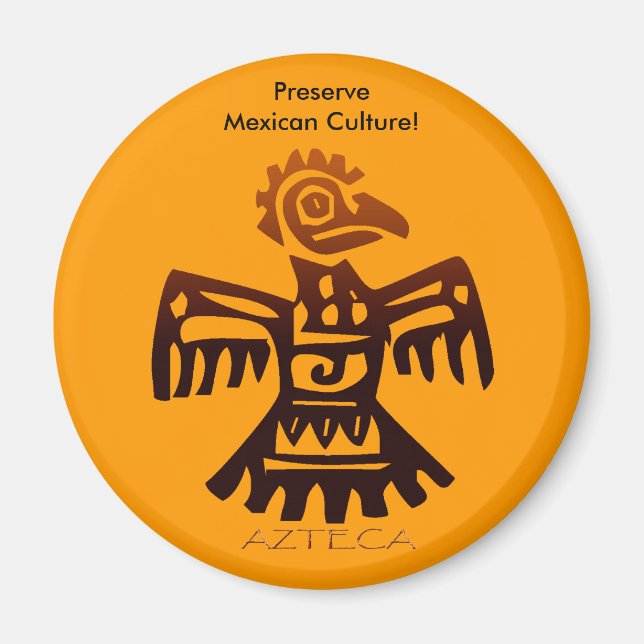 AZTEC ~ Bird Spirit Magnet (Framsidan)