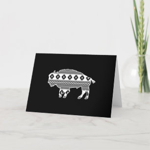 Aztec Buffalo Helgkort