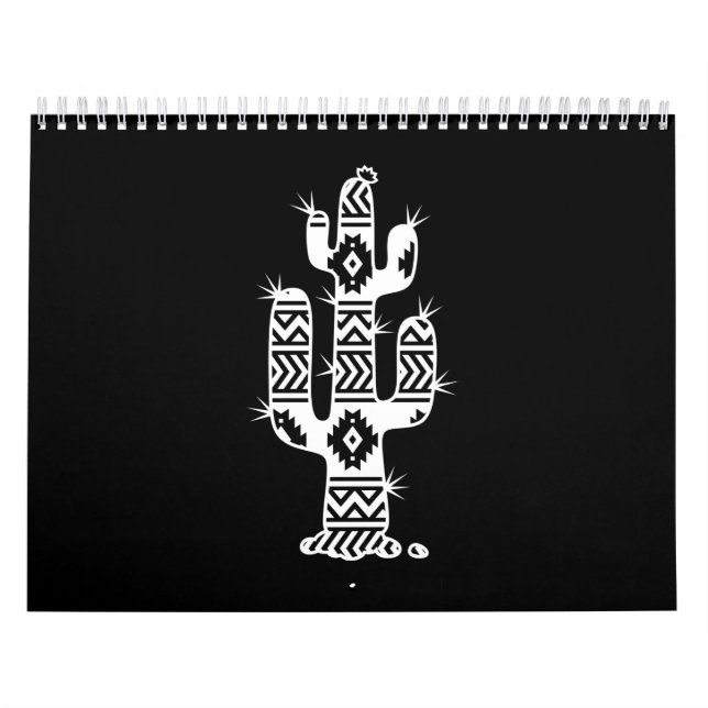 Aztec Cactus Graphic Kalender (Omslag)