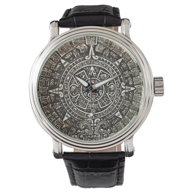 Aztec Calendar Armbandsur (Framsida)