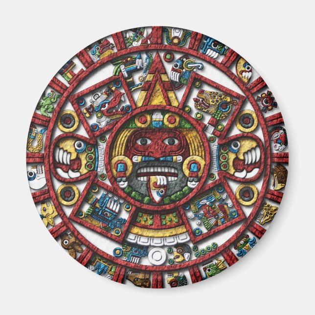 Aztec Calendar Magnet (Framsidan)