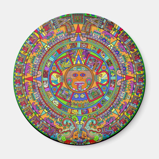 Aztec Calendar Magnet (Framsidan)