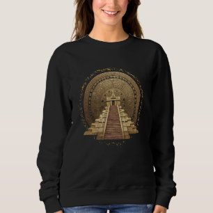 Aztec Calendar Mayan Indiverse Mexican Aztec Jagu T Shirt