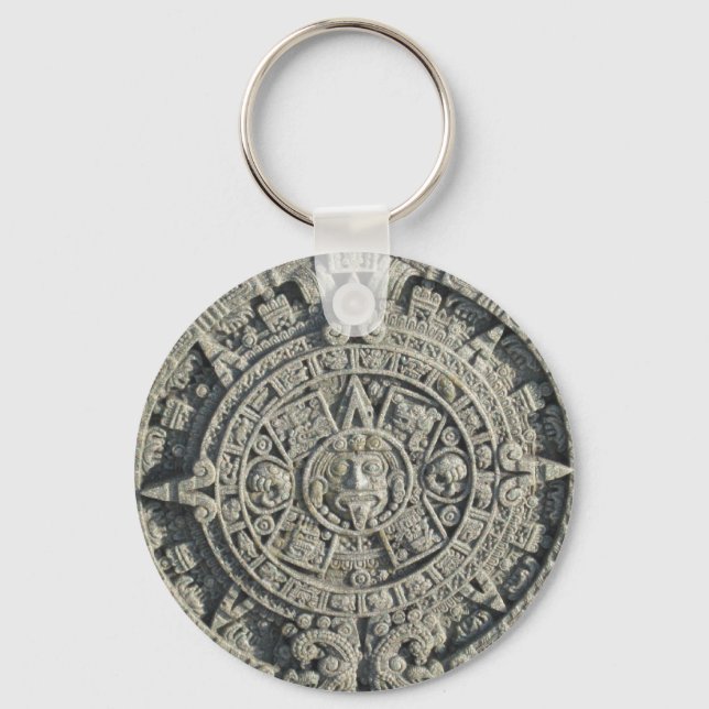 Aztec Calendar Nyckelring (Framsida)