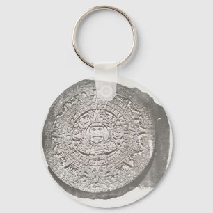 Aztec Calender 1862 Mayan Calendar Adaption Nyckelring