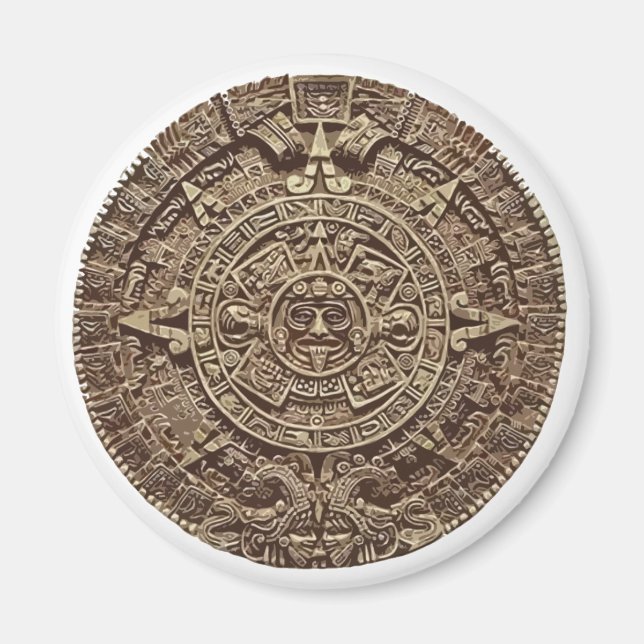 Aztec Calender Magnet (Framsidan)
