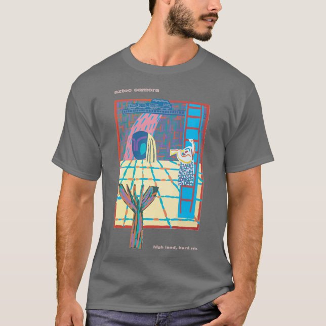 Aztec Camera High Land Hard Rain vän T Shirt (Framsida)