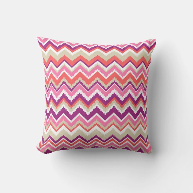 Aztec Chevron #1 @ VictoriaShaylee Kudde (Framsida)