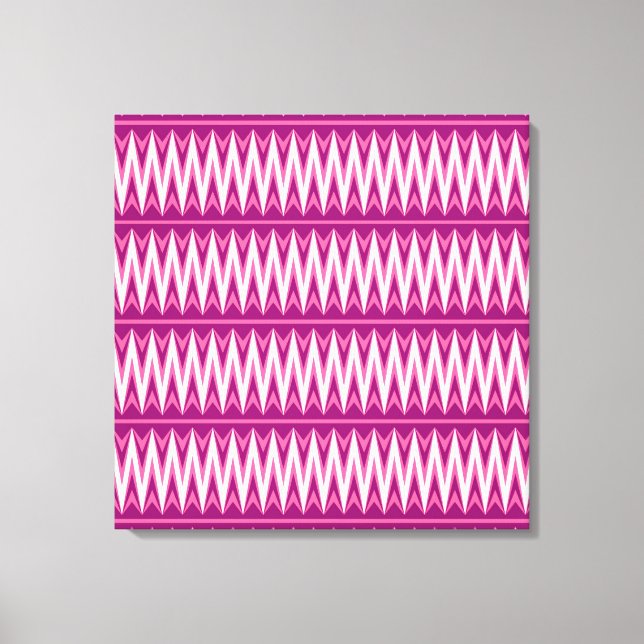 Aztec Chevron #4 vid VictoriaShaylee Canvastryck (Framsida)