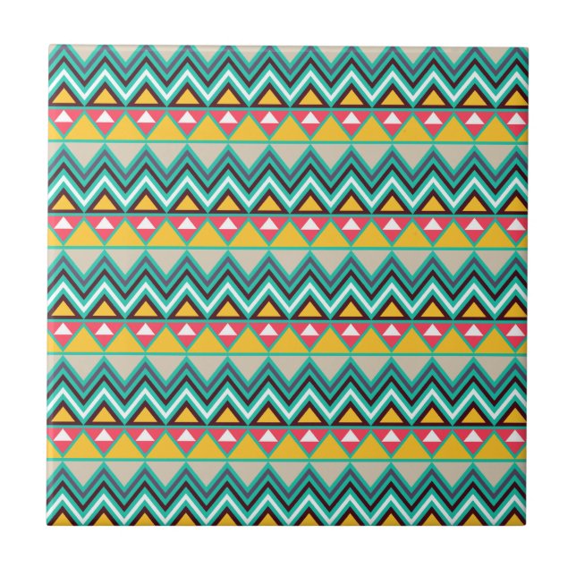 Aztec Chevron #6 @ VictoriaShaylee Kakelplatta (Framsidan)