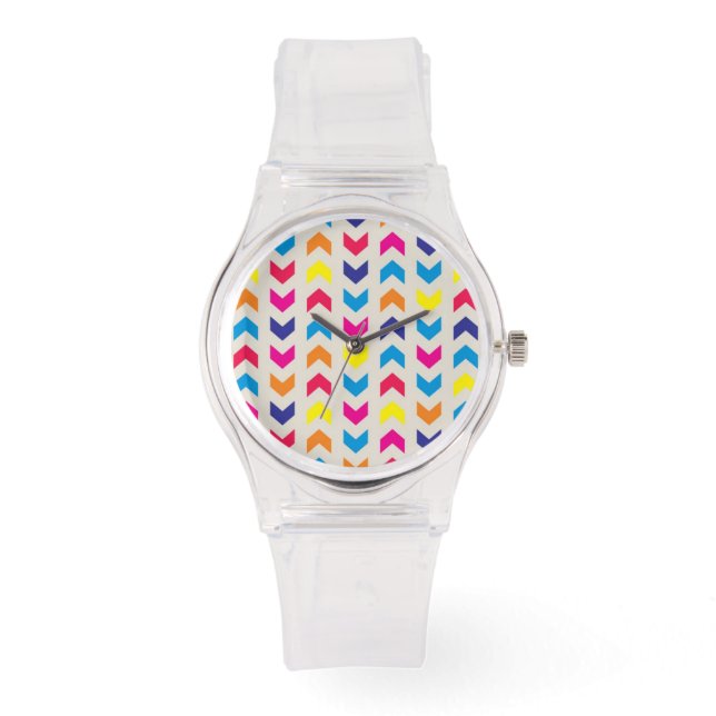 Aztec Chevron färgstark Armbandsur (Framsida)