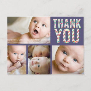 Aztec Chevron Foto Baby Tack Kort