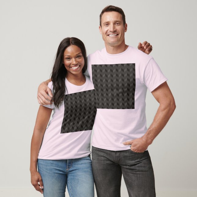 Aztec Chevron mörk Mönster zigzag rand top tank Tee (Unisex)