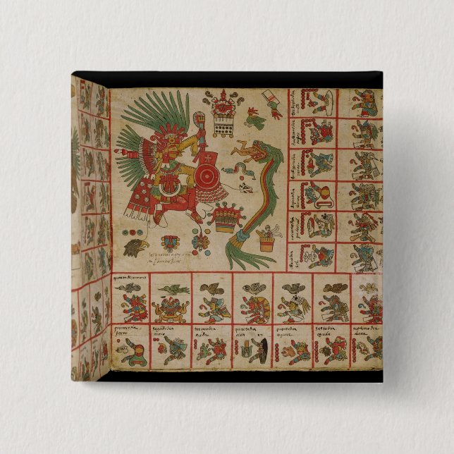 Aztec Codex Borbonicus Knapp (Framsida)