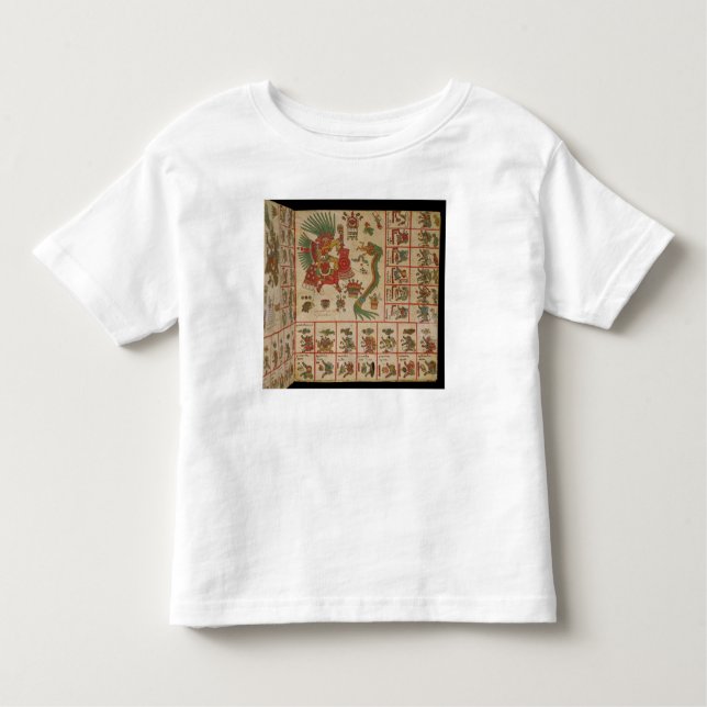 Aztec Codex Borbonicus Tee (Framsida)