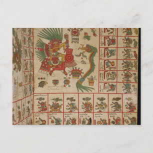 Aztec Codex Borbonicus Vykort