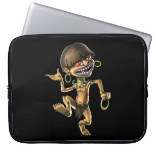 Aztec Creature Chaneque Laptop Fodral