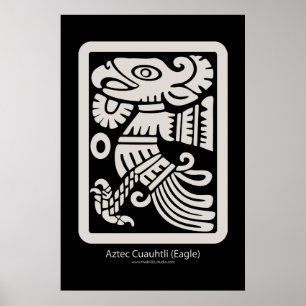 Aztec Cuauhtli - tryck för örn (spackel)