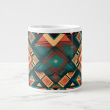 Aztec Design Coffee Kopp