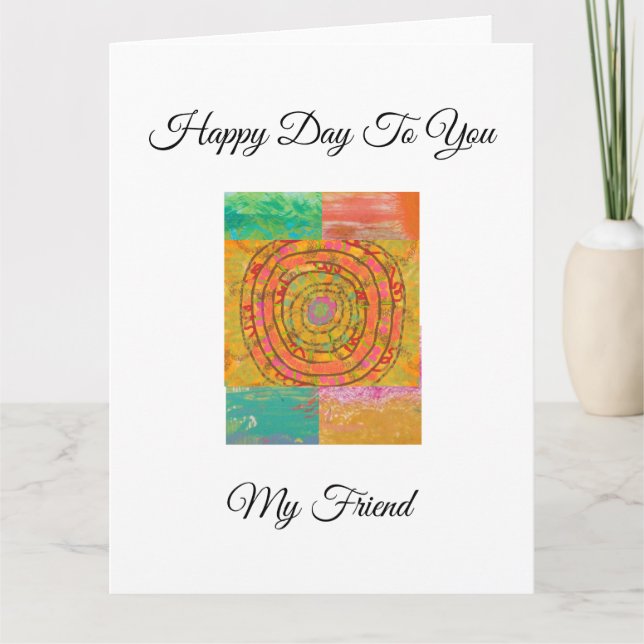 Aztec-design Kort (Framsida)