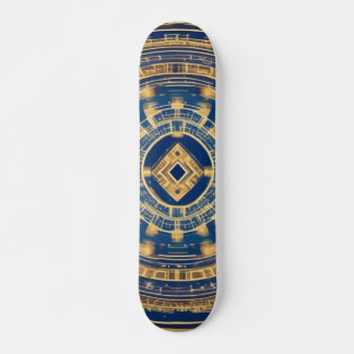 Aztec-design Mini Skateboard Bräda 18,5 Cm