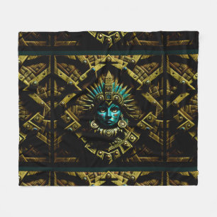 Aztec Design Mönster 2 Fleecefilt