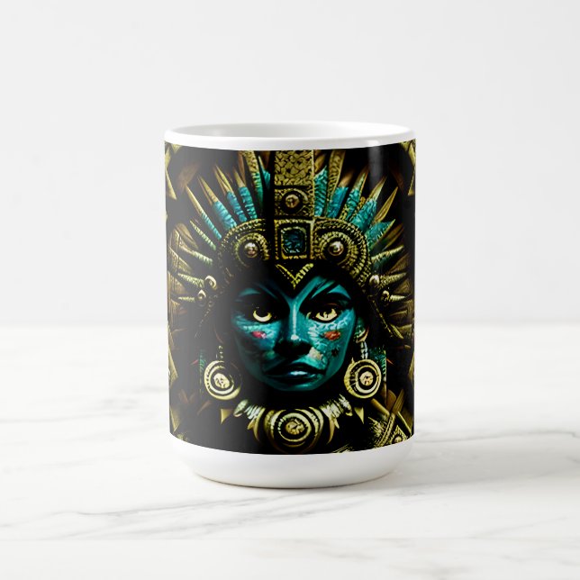 Aztec Design Mönster 2 Kaffemugg (Center)