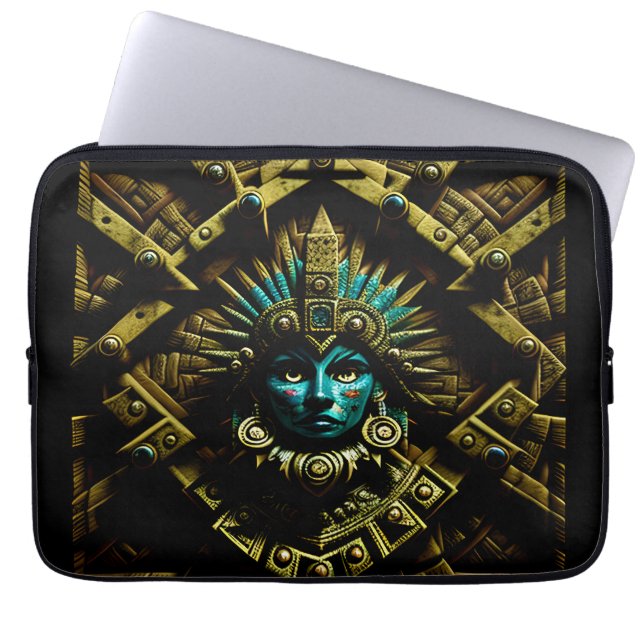 Aztec Design Mönster 2 Laptop Fodral (Framsidan)