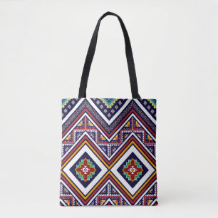 Aztec Diamond-handväska Tygkasse
