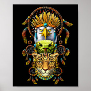 Aztec Dreamcatcher Poster