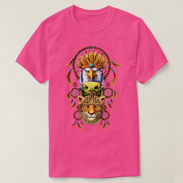 Aztec Dreamcatcher T Shirt (Design framsida)