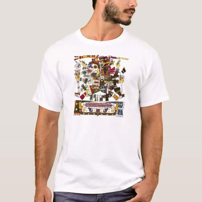 Aztec Duality Tee Shirt (Framsida)