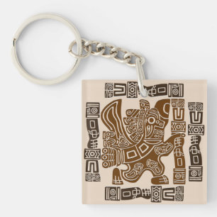 Aztec Eagle Warrior Tribal Ancient Art