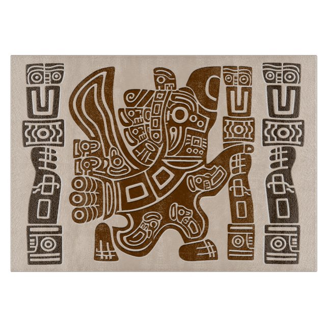 Aztec Eagle Warrior Tribal Ancient Art (Framsidan)