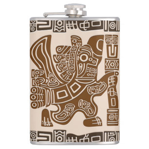 Aztec Eagle Warrior Tribal Ancient Art Fickplunta