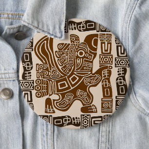 Aztec Eagle Warrior Tribal Ancient Art Knapp