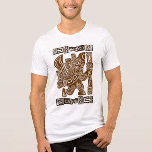 Aztec Eagle Warrior Tribal Ancient Art T Shirt