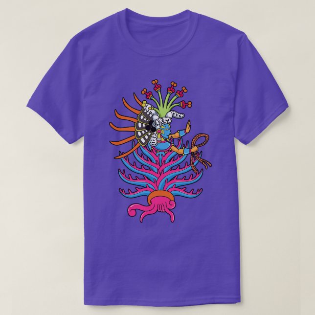 Aztec Earth Goddess Mayahuel 1 T Shirt (Design framsida)