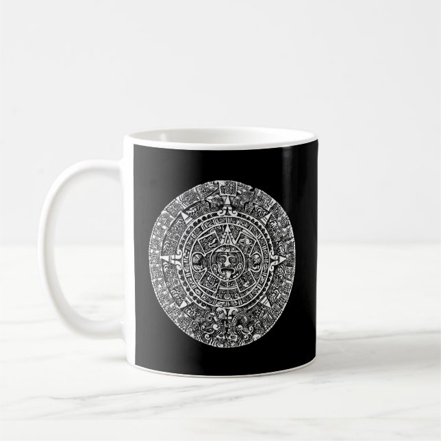 Aztec- eller Mayan-kalender Kaffemugg (Vänster)