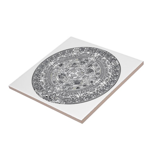 AZTEC ELLER MEXICA mexican Ceramic Tile Kakelplatta (Sidan)