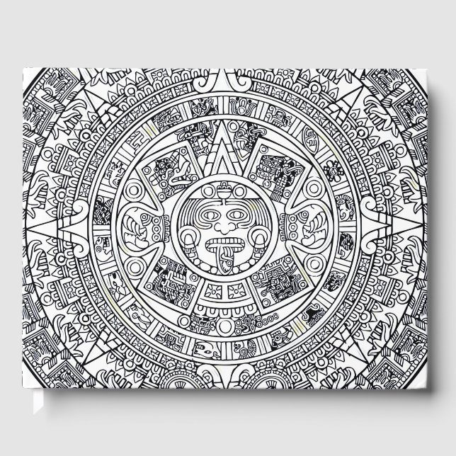 AZTEC ELLER MEXICA mexican Gästböcker (Framsida)