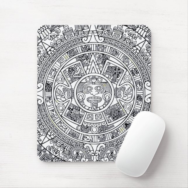 AZTEC ELLER MEXICA mexican Mouse Pad Musmatta (Med mus)